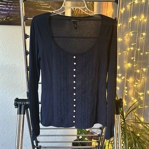 Lucky Brand Size S Long Sleeve Top